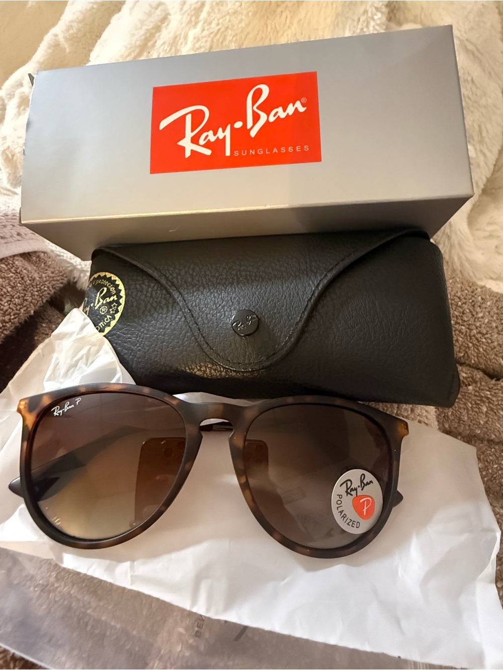 Brand New In Box Ray Ban Erika’s W/ Case & Cloth !